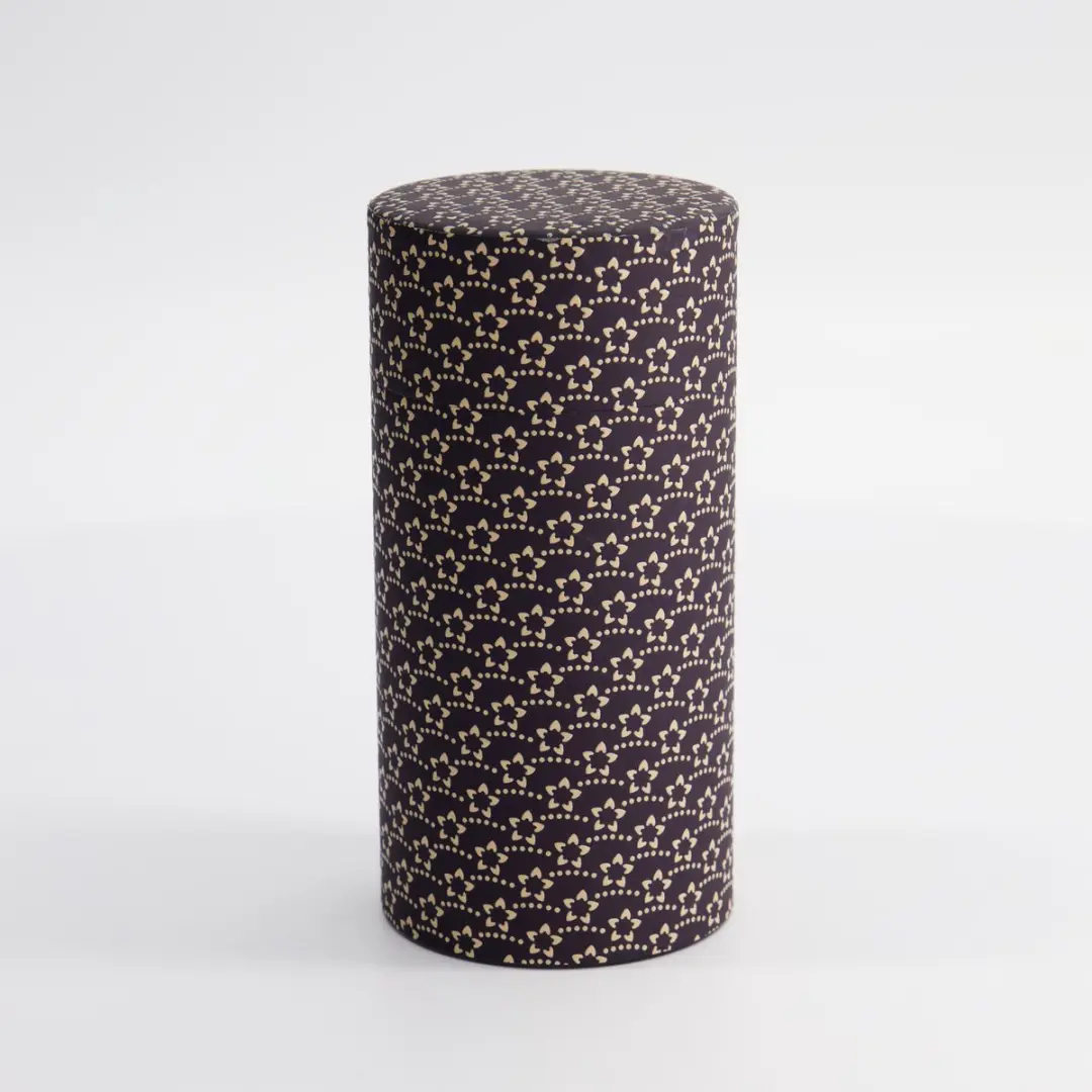 Tokyo Design Studio Flower Theeblik - Donkerblauw RVS 200g