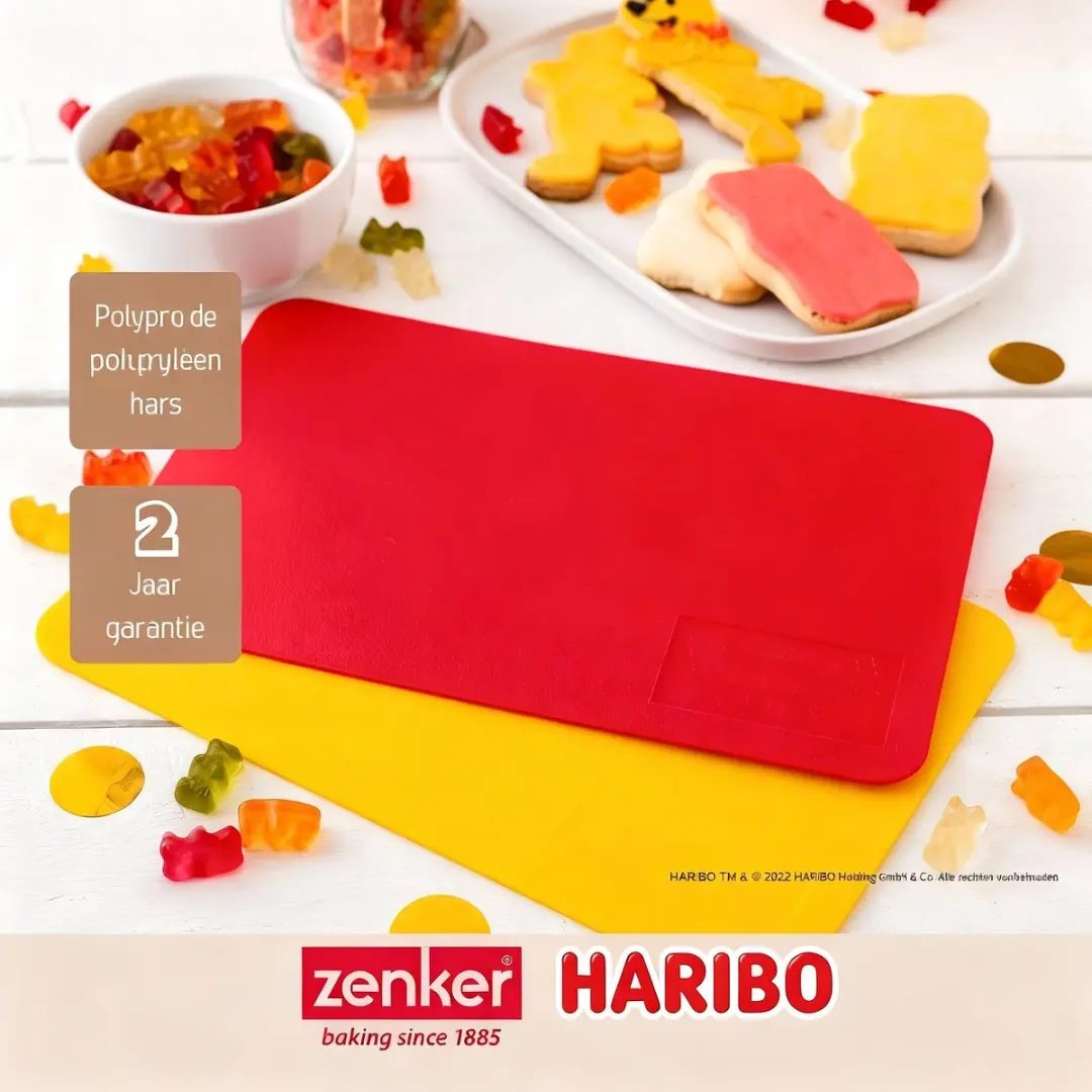 Zenker Snijplanken Set - 2 Stuks 24,5x16cm - Geel/Rood