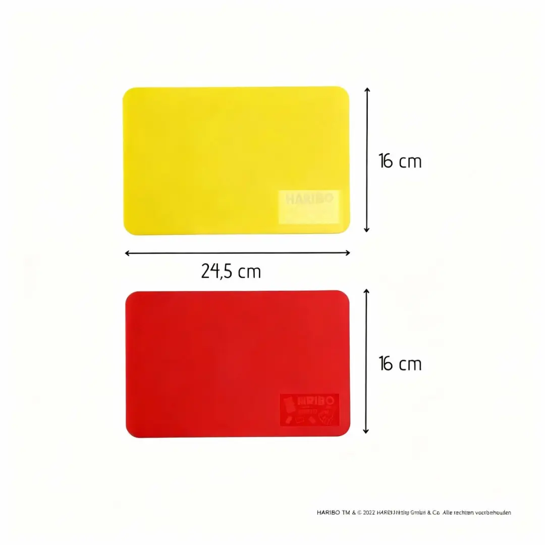 Zenker Snijplanken Set - 2 Stuks 24,5x16cm - Geel/Rood