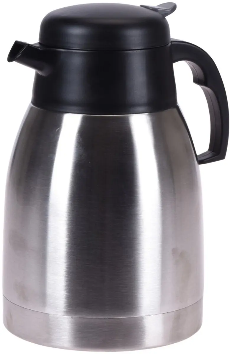 Excellent Houseware RVS Thermoskan 1500ml - 2 Stuks Zilver