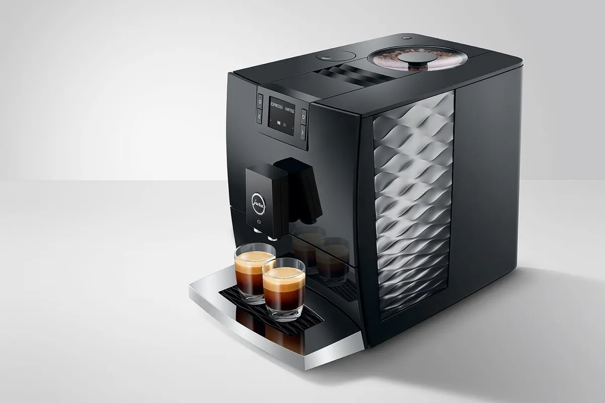 Jura C3 Piano Black Volautomatische Espressomachine - 4 Programma's