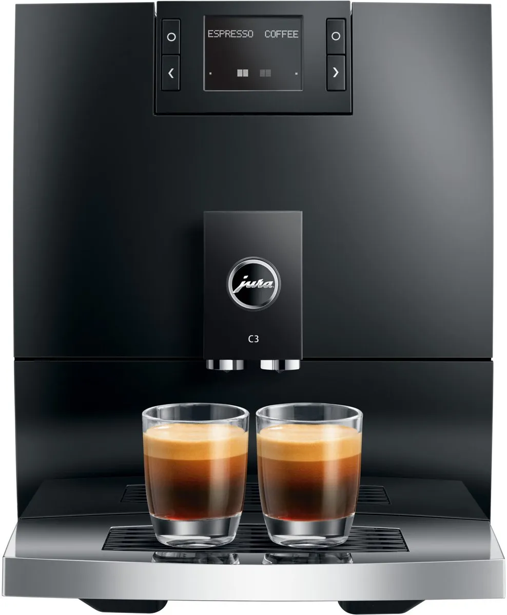 Jura C3 Piano Black Volautomatische Espressomachine - 4 Programma's