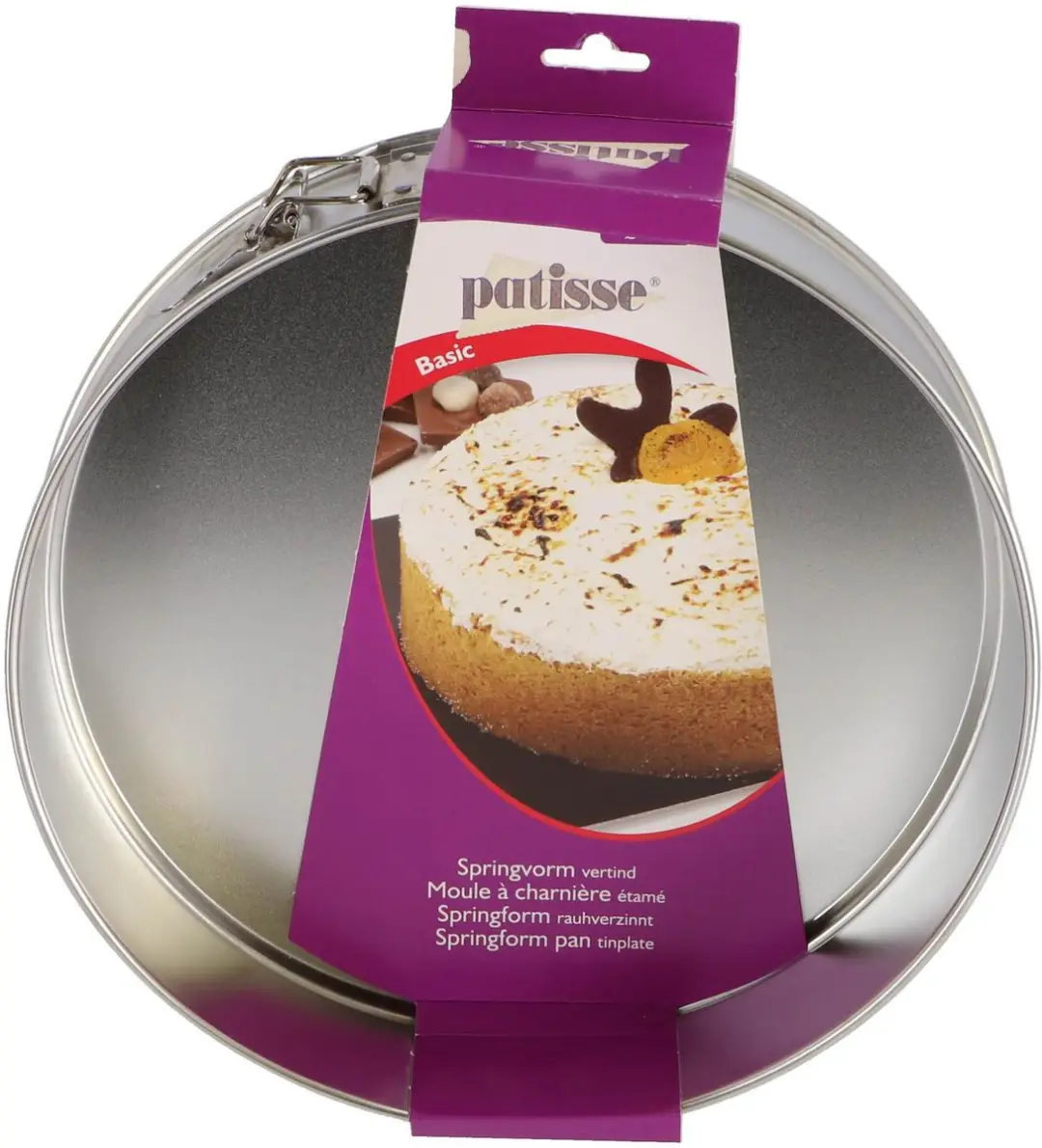 Patisse Springvorm 28cm - Zilver