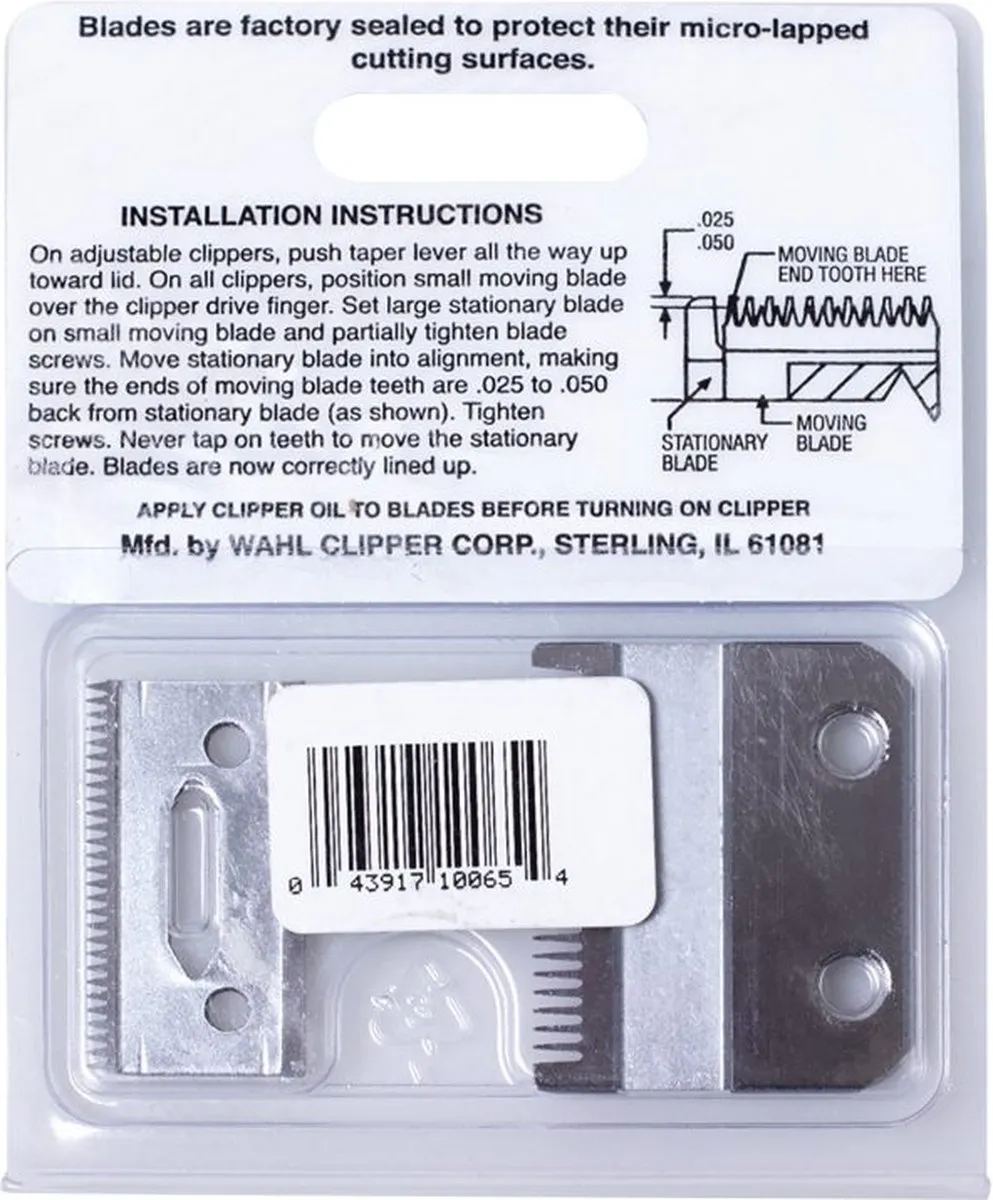 Wahl 2-Hole Taper Blade #1006-400 - Zilver