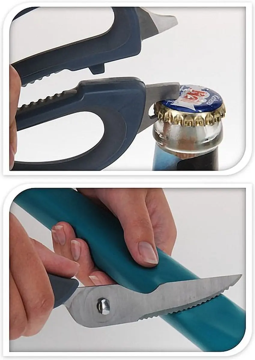Excellent Houseware Multifunctionele Keukenschaar RVS