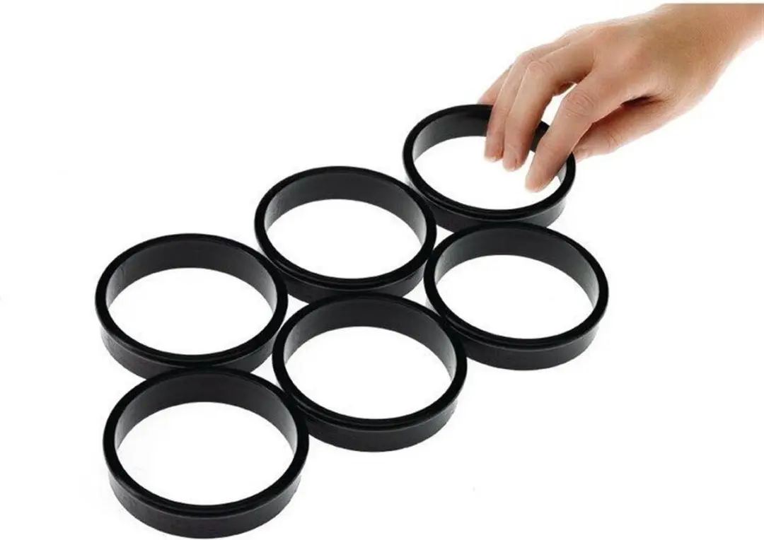 Matfer Bourgeat Exoglass Taartringen 80mm - 6 Stuks