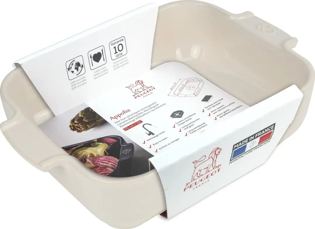 Peugeot Appolia Ovenschaal 25cm - Ecru - afbeelding 6 van 6
