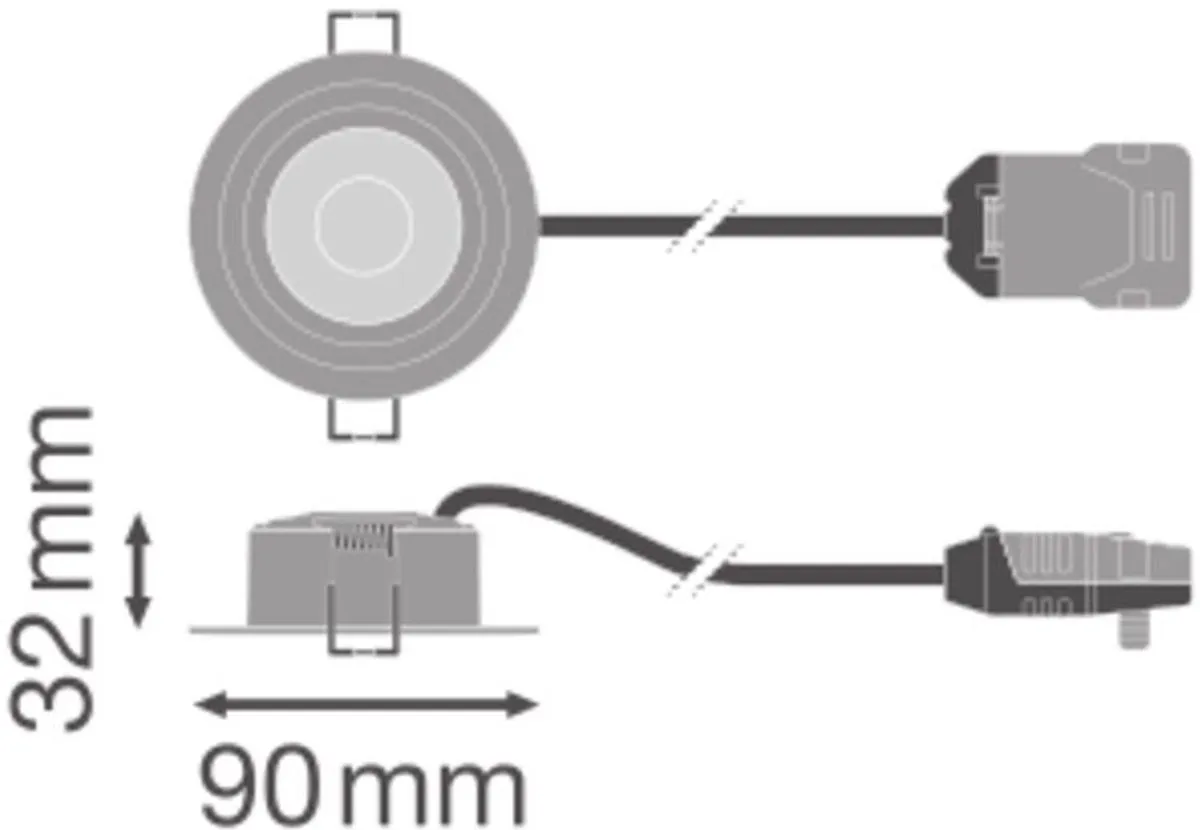 Ledvance Spot Combo Fire Rated FIX 5W 560lm