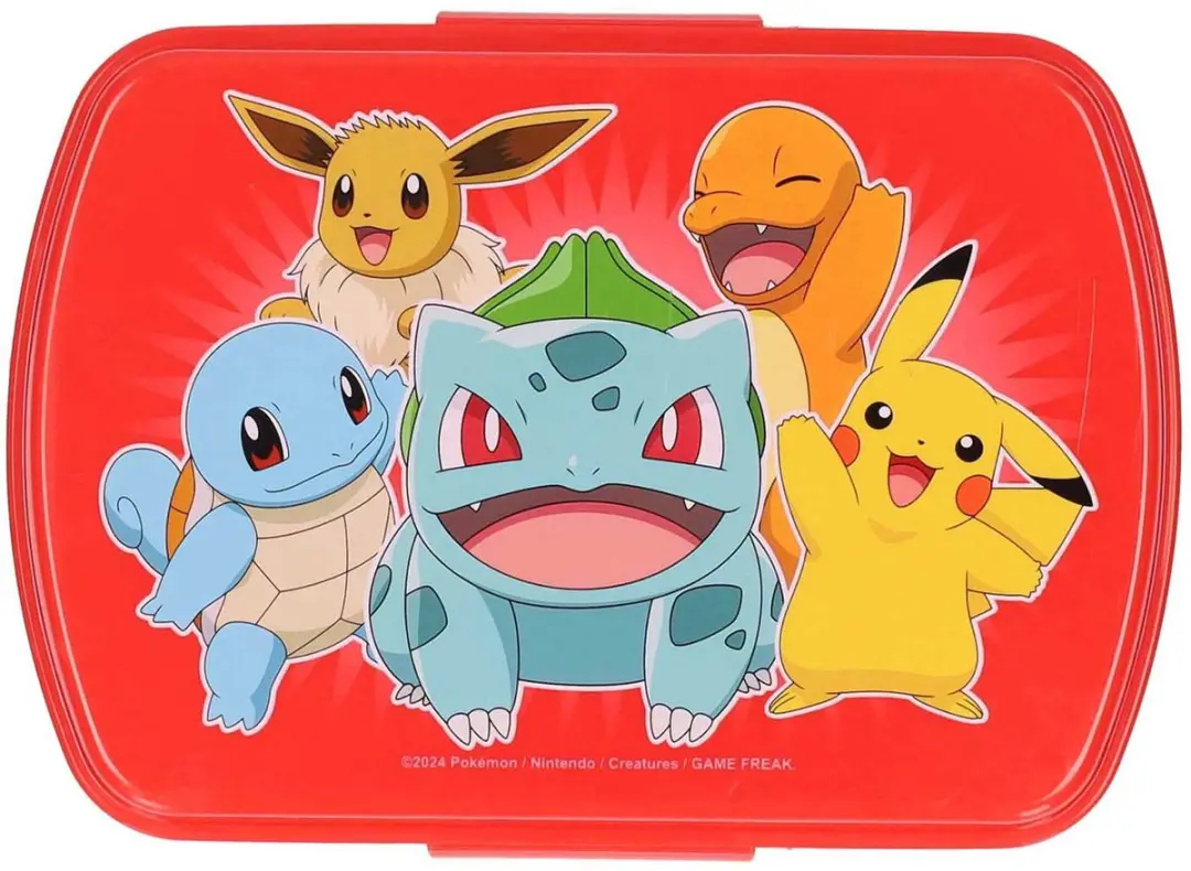 Pokémon Red Plastic Lunchbox - 150cm - 1 Stuk
