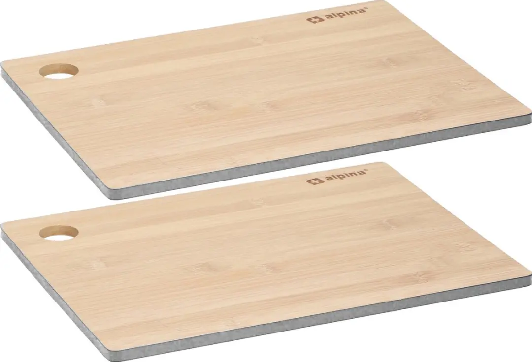 Alpina Bamboe Snijplanken Set 2 Stuks - 23x30cm & 28x38cm
