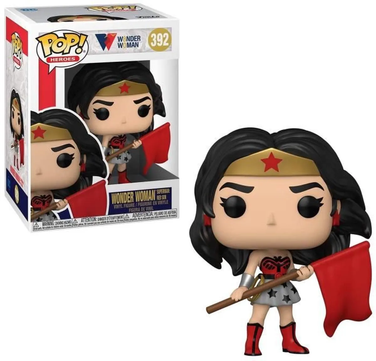 Funko Pop! Heroes Wonder Woman 80th Superman Red Son