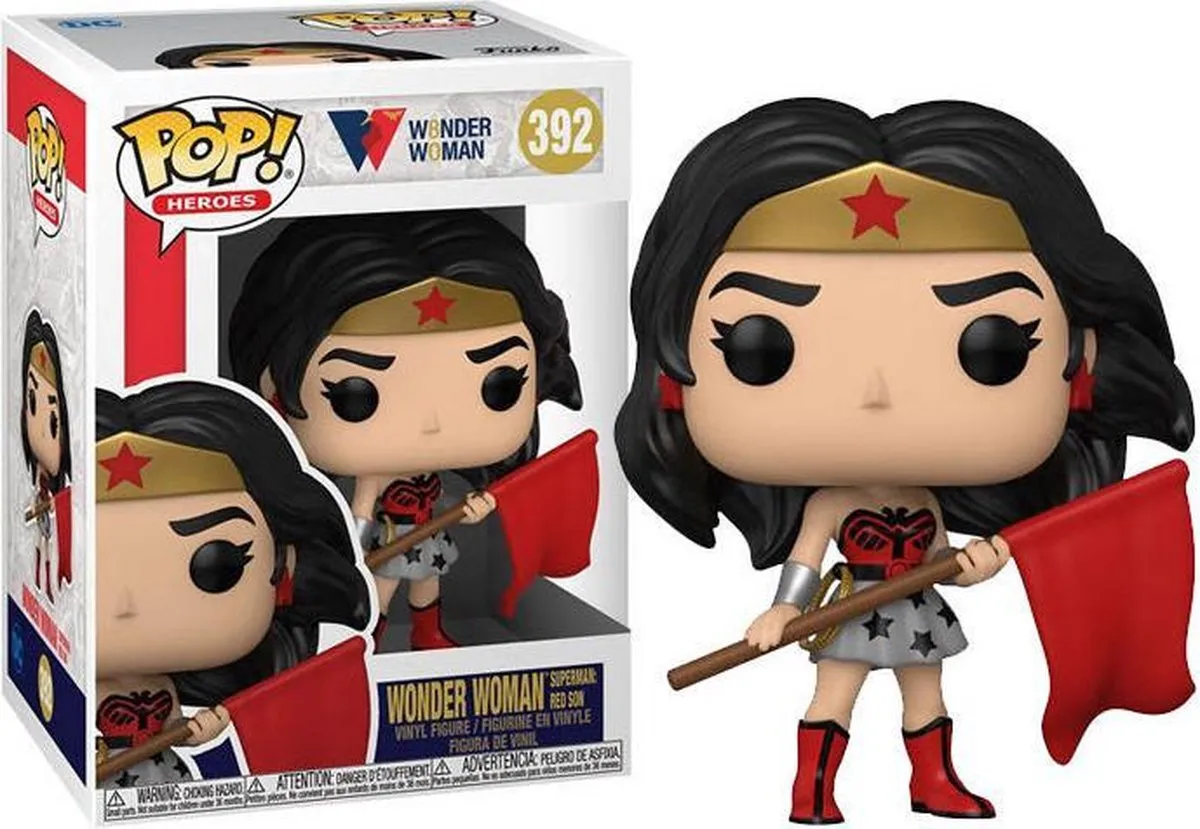 Funko Pop! Heroes Wonder Woman 80th Superman Red Son