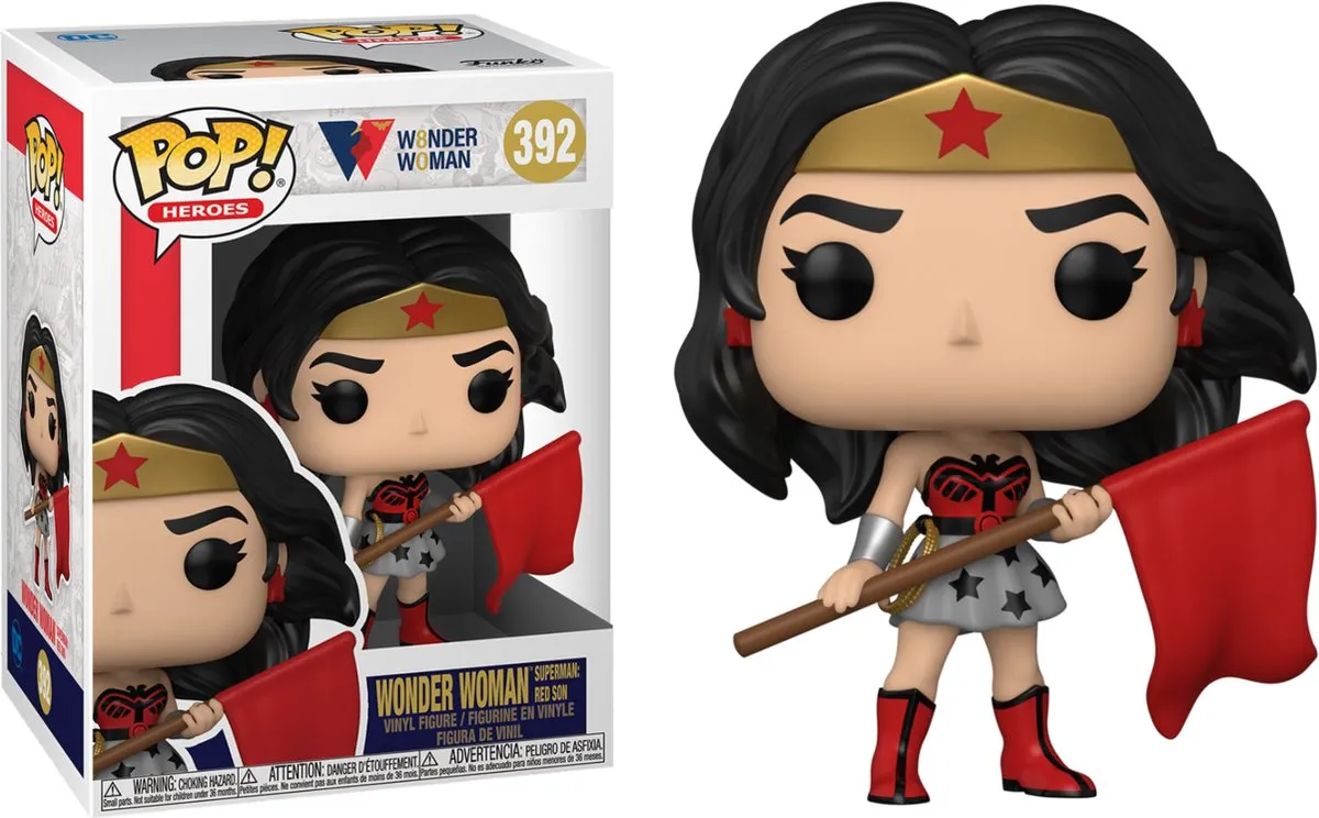 Funko Pop! Heroes Wonder Woman 80th Superman Red Son
