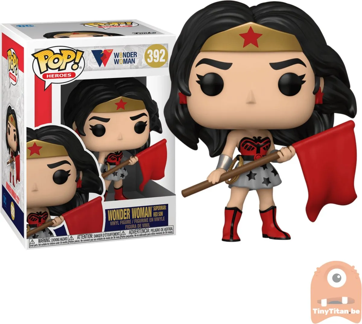 Funko Pop! Heroes Wonder Woman 80th Superman Red Son