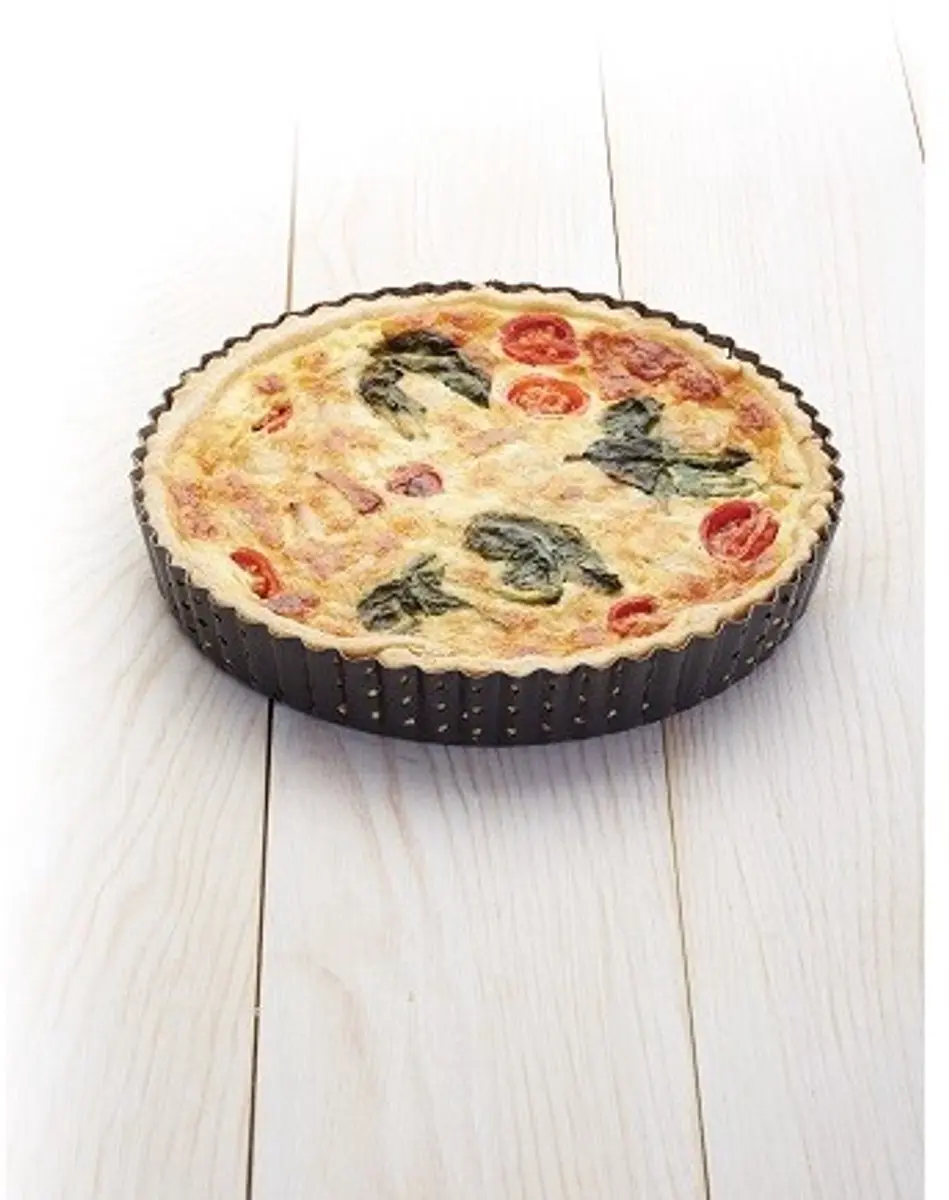 MasterClass Crusty Bake Ronde Quichevorm 30cm - Zwart