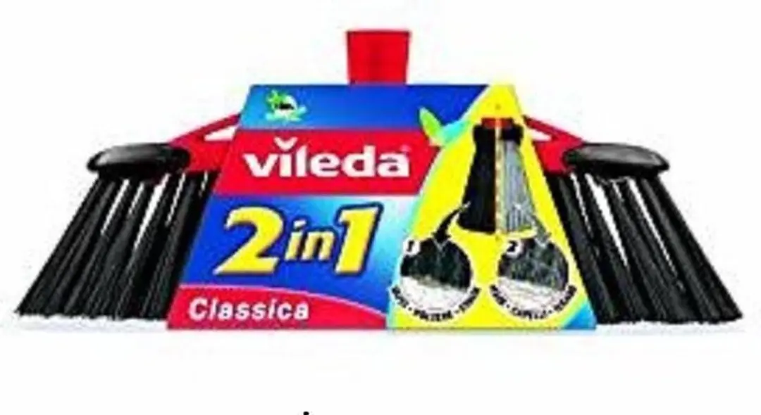 Vileda 2-in-1 Kamerbezem 35cm