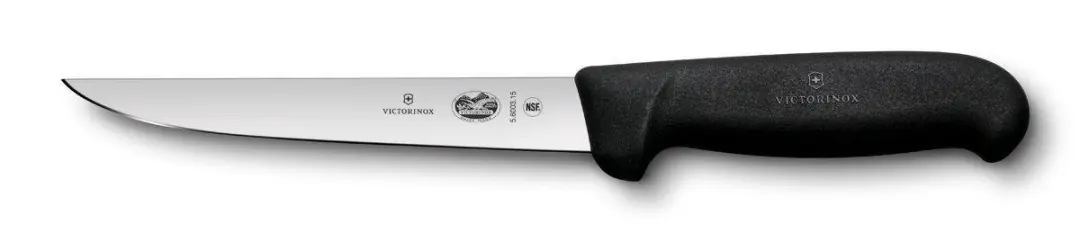 Victorinox Fibrox Uitbeenmes 15cm - Zwart