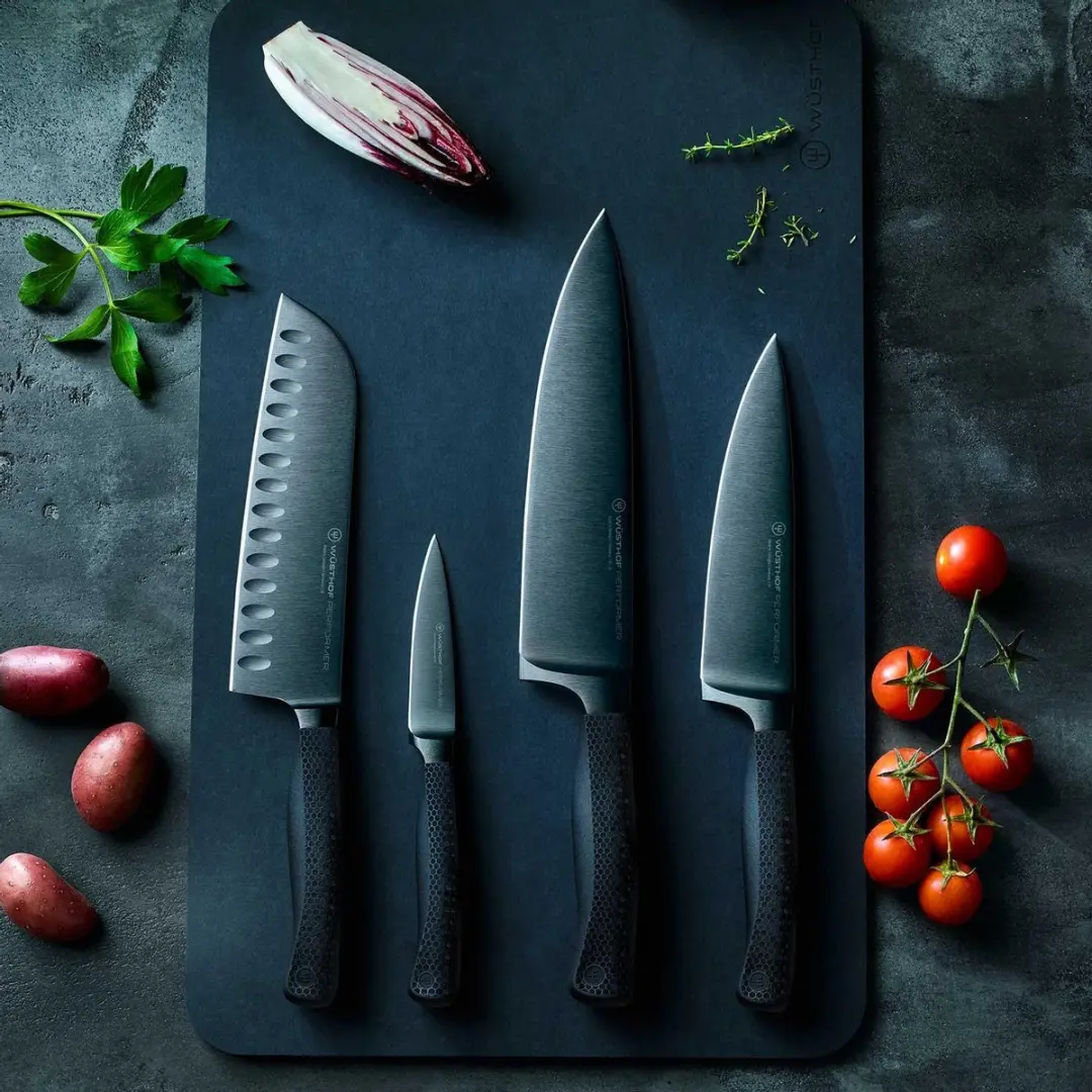 Wusthof Performer Santoku 17cm - Zwart