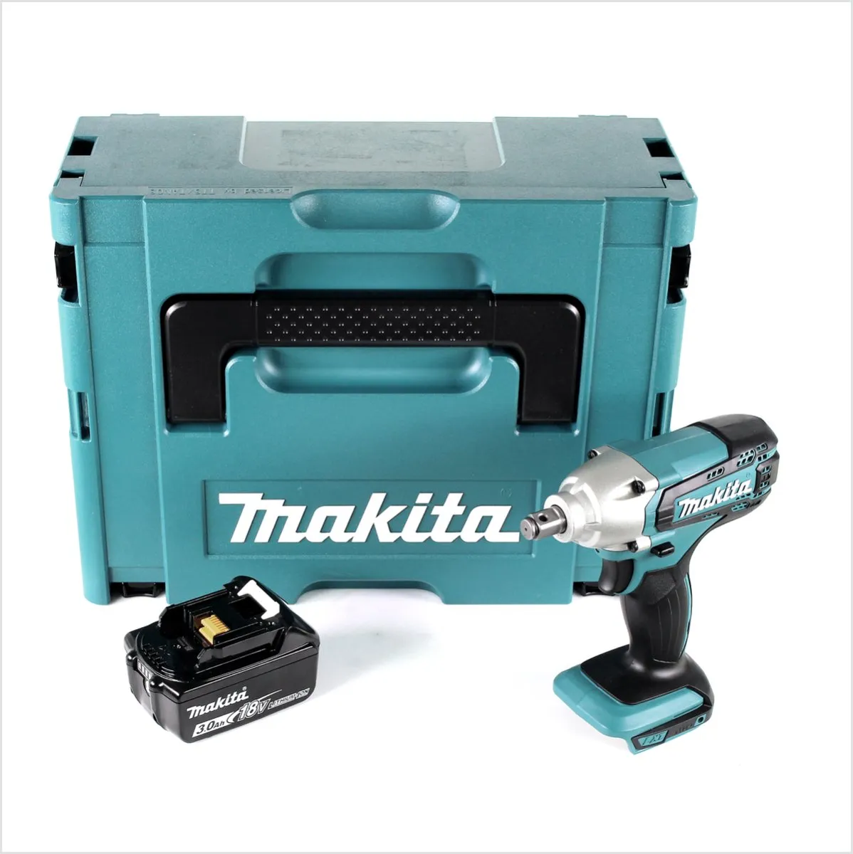 Makita DTW 190 F1J Slagmoersleutel 18V - 190Nm + 3,0Ah Accu - afbeelding 4 van 5