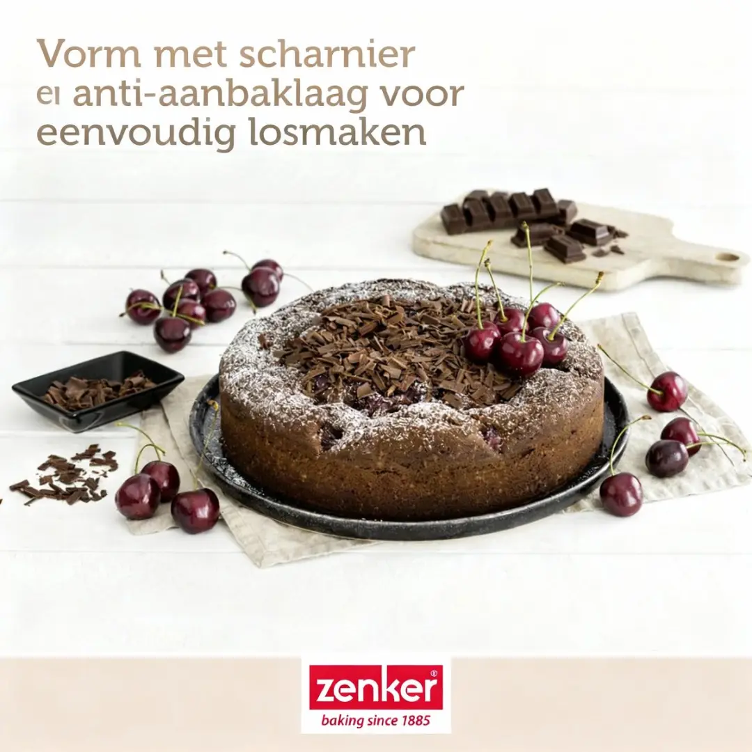 Zenker Springvorm 30cm - Zwart