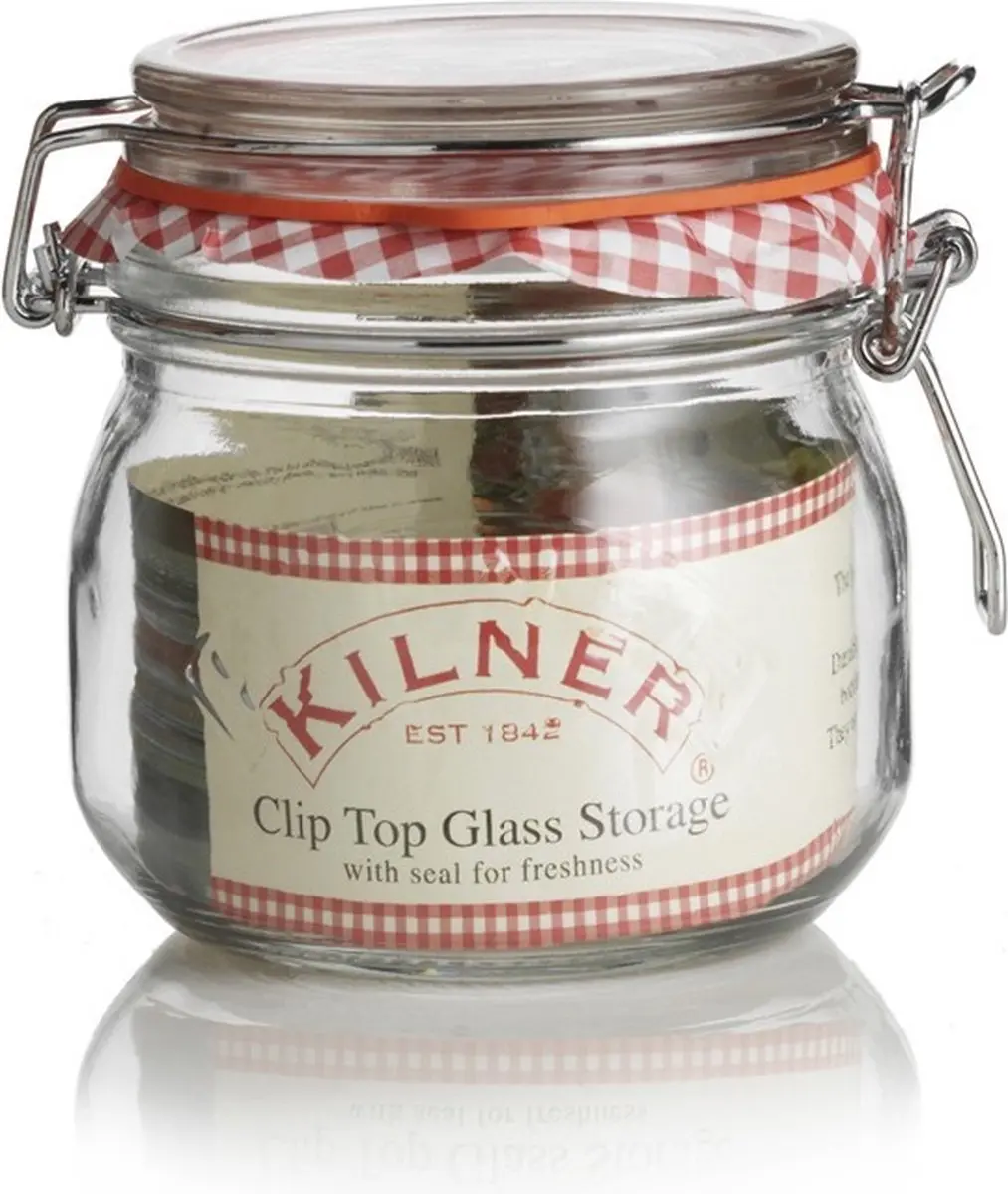 Kilner Weckpot Rond 500ml - Oranje