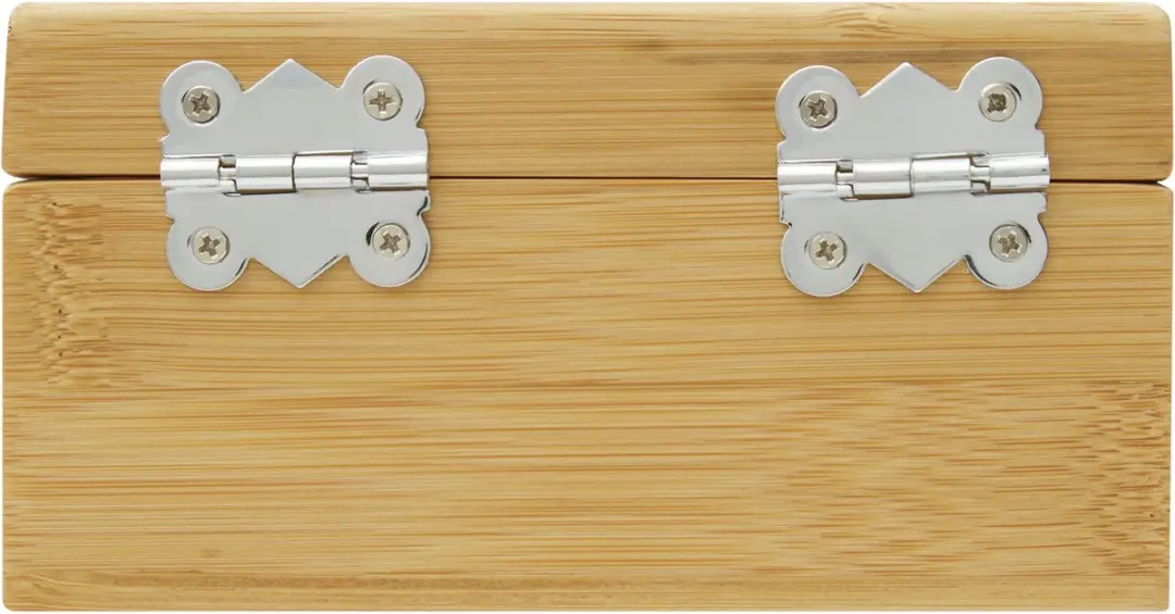 Bellatio Design Theedoos 4-vaks - 6 Stuks - Bamboe - 14x14x7,5cm
