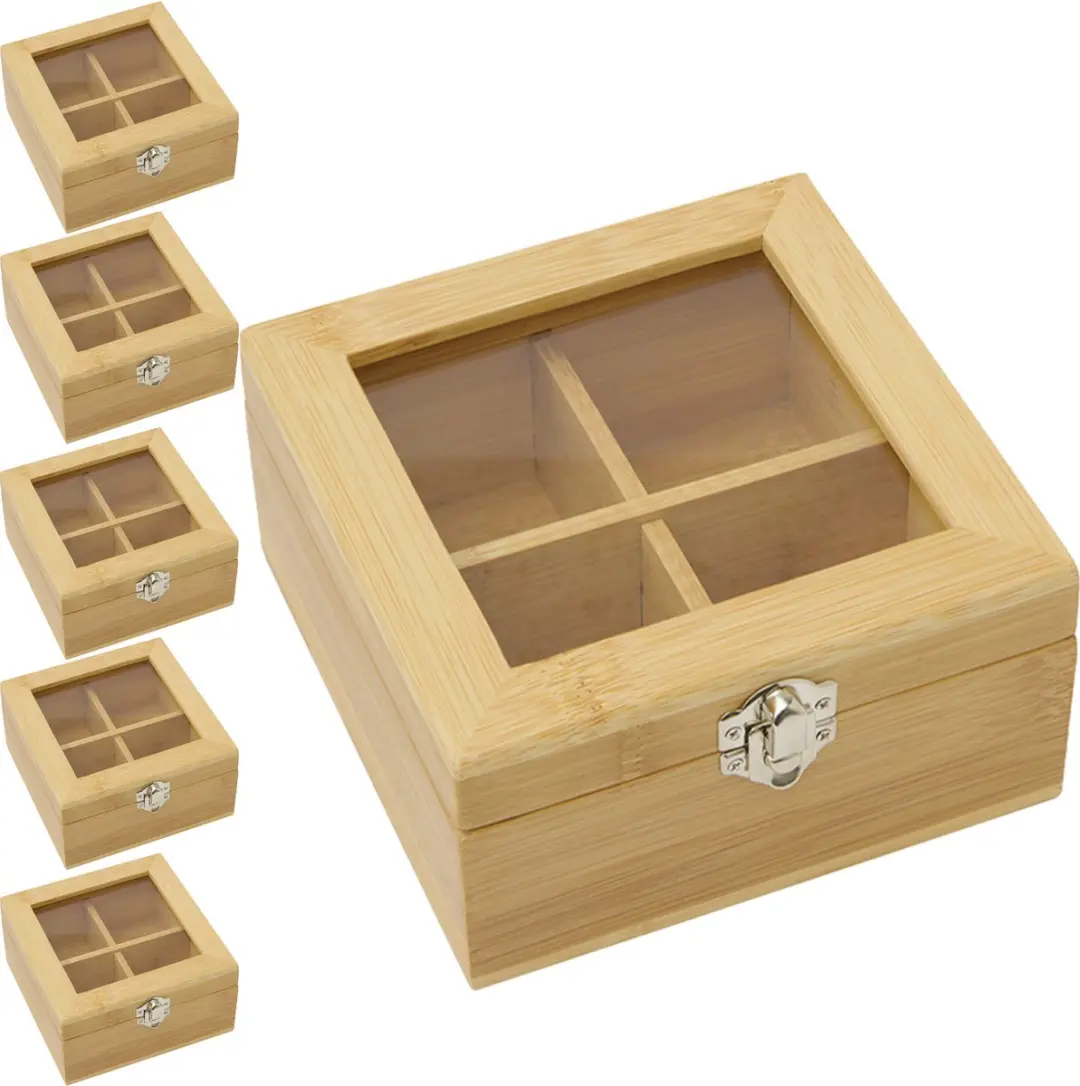 Bellatio Design Theedoos 4-vaks
