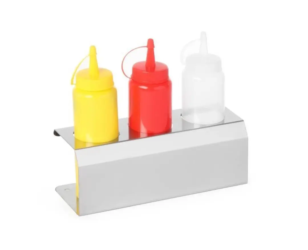 HENDI Sausstandaard 3-gats - RVS - 274x102x98mm