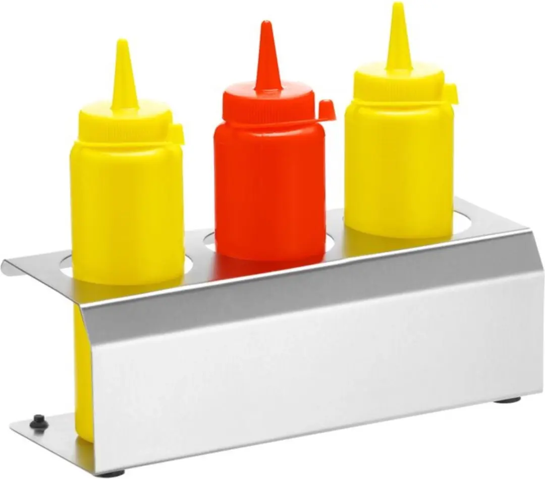 HENDI Sausstandaard 3-gats - RVS - 274x102x98mm