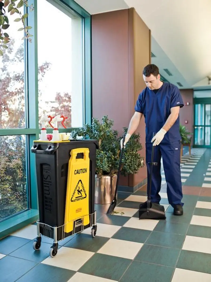 Rubbermaid Waarschuwingsbord Caution Wet Floor RCP611200YW - Geel