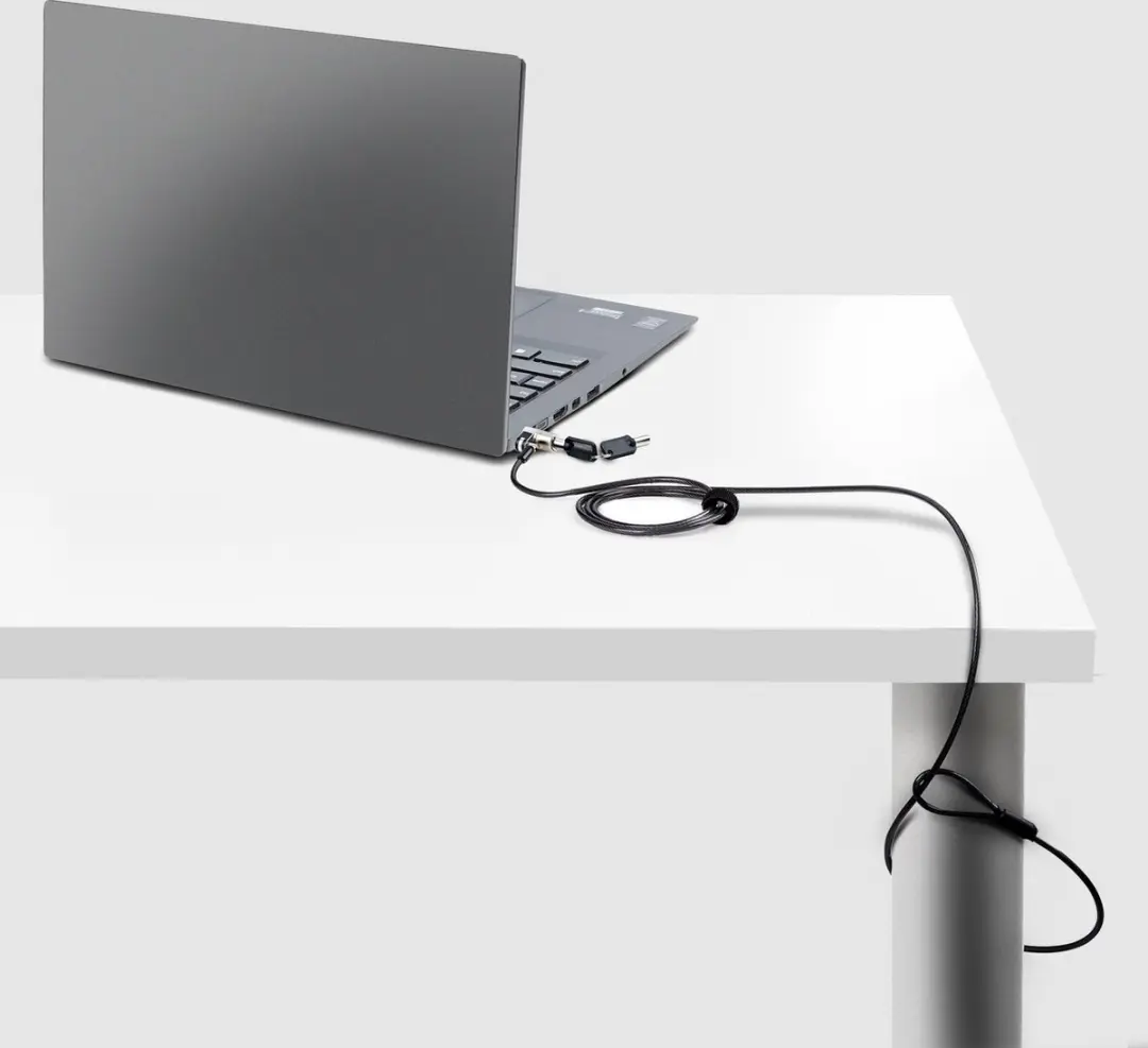Startech NANOK-LAPTOP-LOCK Kabelslot - 2m - Zwart/Zilver