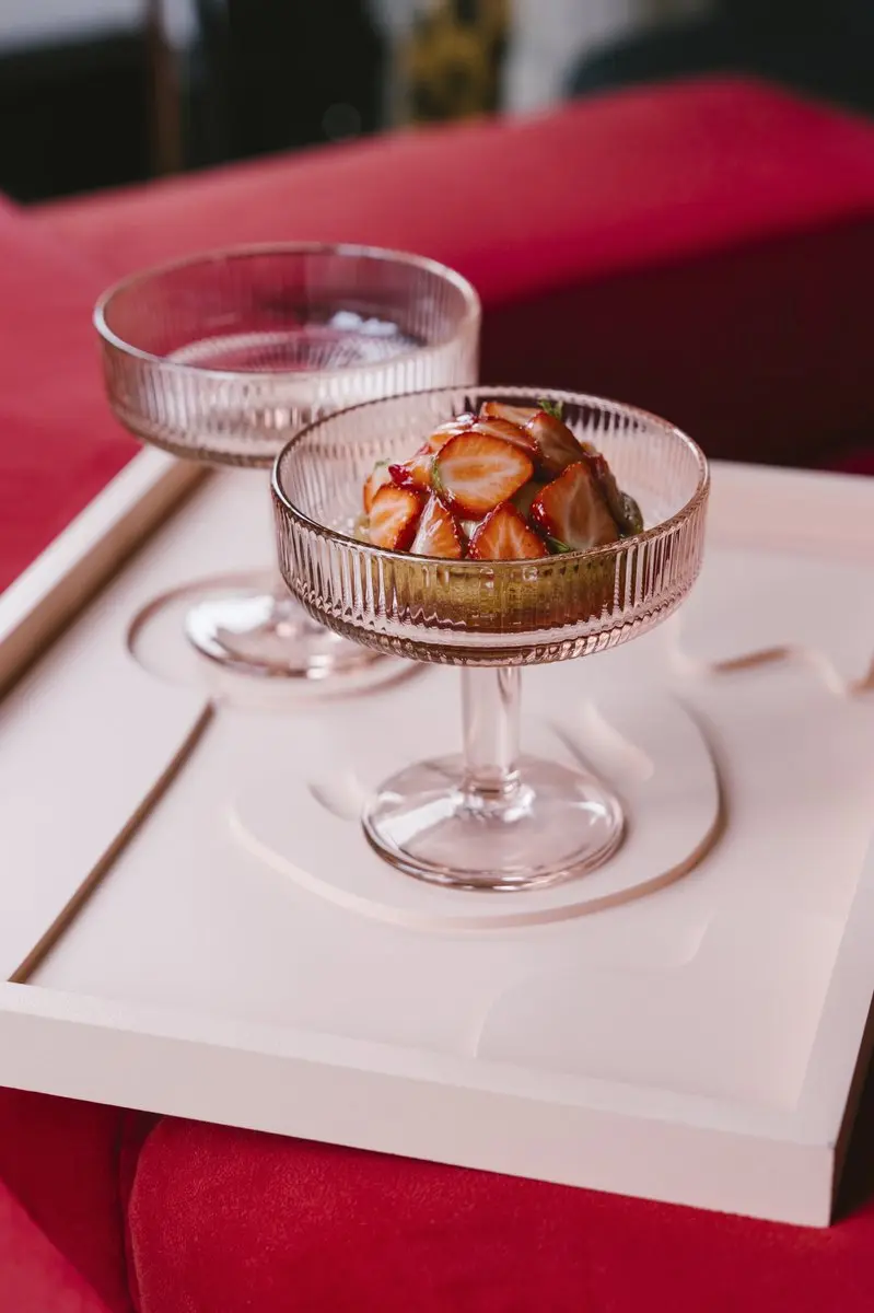 La Rochère Alice IJscoupe Lichtroze 33cl - Set van 6