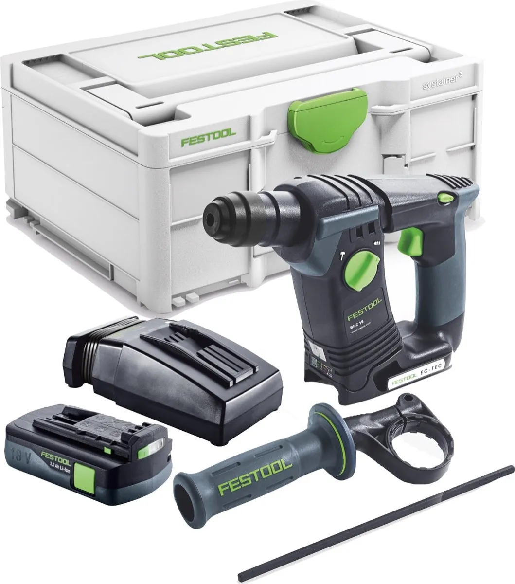 Festool BHC 18-Basic Accuboormachine 18V SDS Plus - 1x 3,0Ah Accu