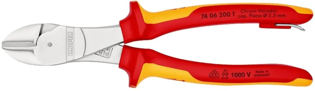 Knipex 74 06 200 T VDE Kracht-zijsnijtang 200mm