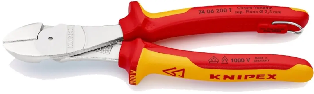Knipex 74 06 200 T VDE Kracht-zijsnijtang 200mm