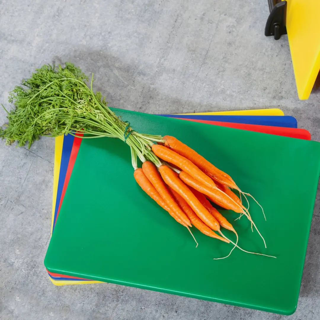 Cosy&Trendy HACCP Snijplankenset 4-delig - 40x30x1.5cm - Rood/Blauw/Geel/ Groen