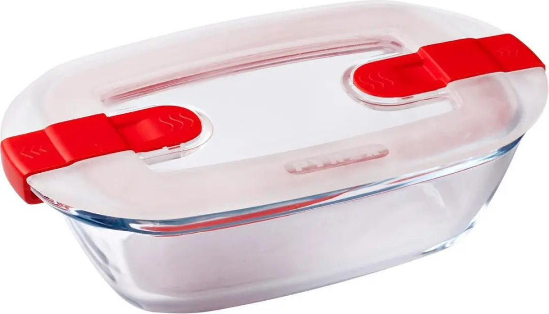 PYREX Cook & Heat Voedselcontainer 17x10cm - 0.4L - Transparant