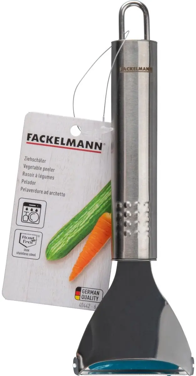 Fackelmann Roestvrijstalen Groentescharen Set 2x 18cm - Ovaal - afbeelding 6 van 6
