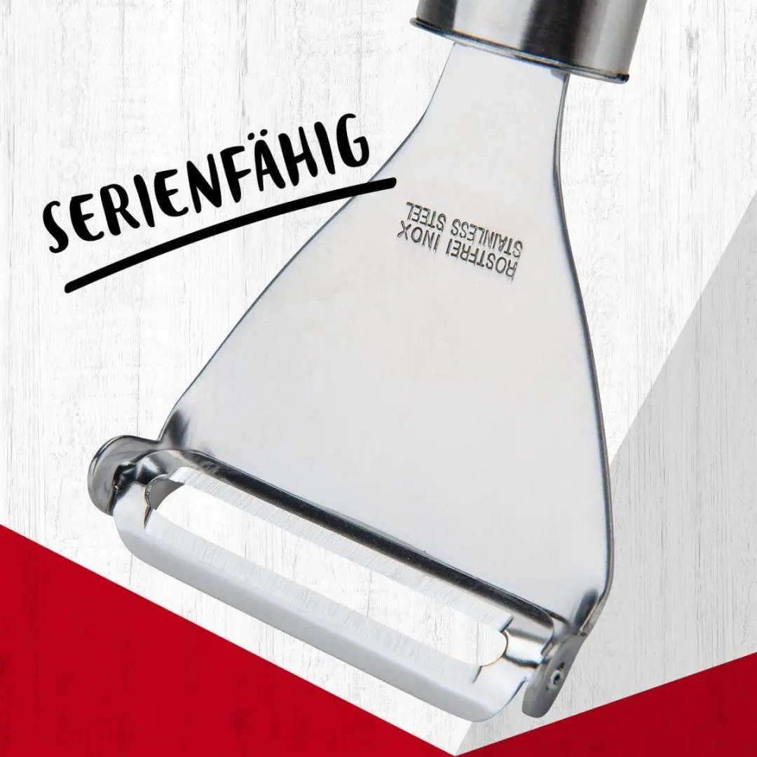 Fackelmann Roestvrijstalen Groentescharen Set 2x 18cm - Ovaal