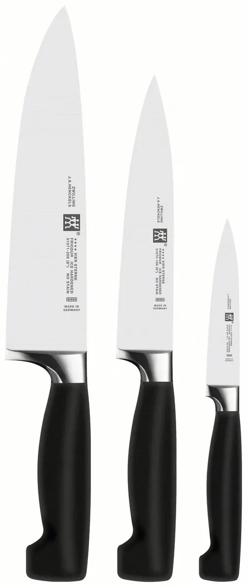 Zwilling Four Star Messenset 3-delig - Zwart