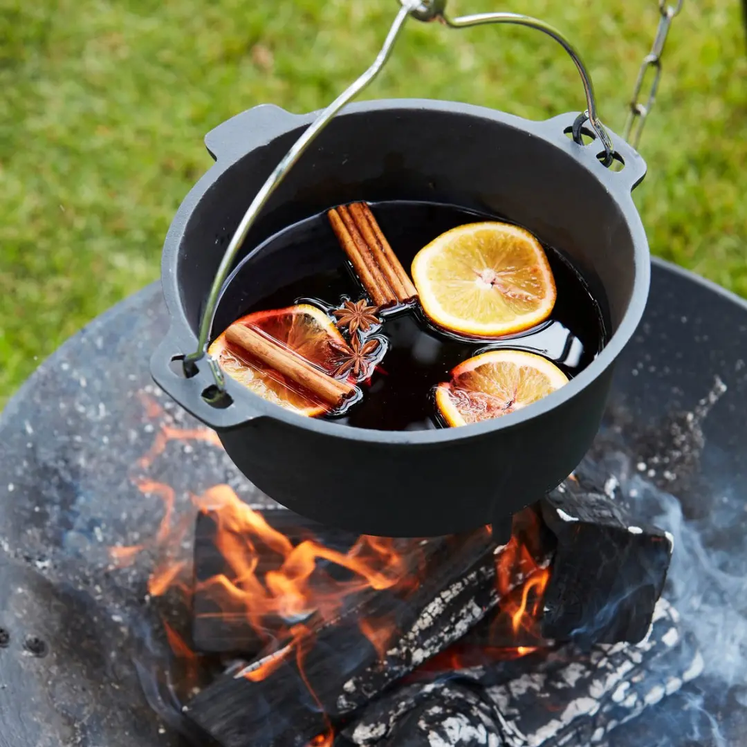 Barbecook Junko Sudderpot Dutch Oven 3L - Zwart - afbeelding 6 van 6