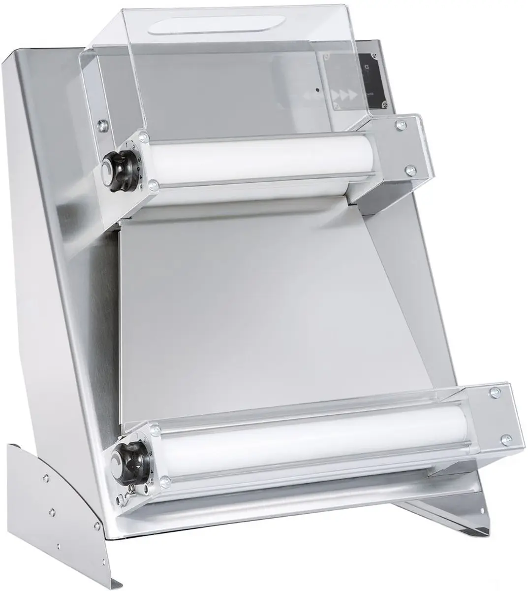 HENDI Elektrische Deeguitroller - RVS/Polyethyleen - 0-4mm dikte - 26-45cm breedte