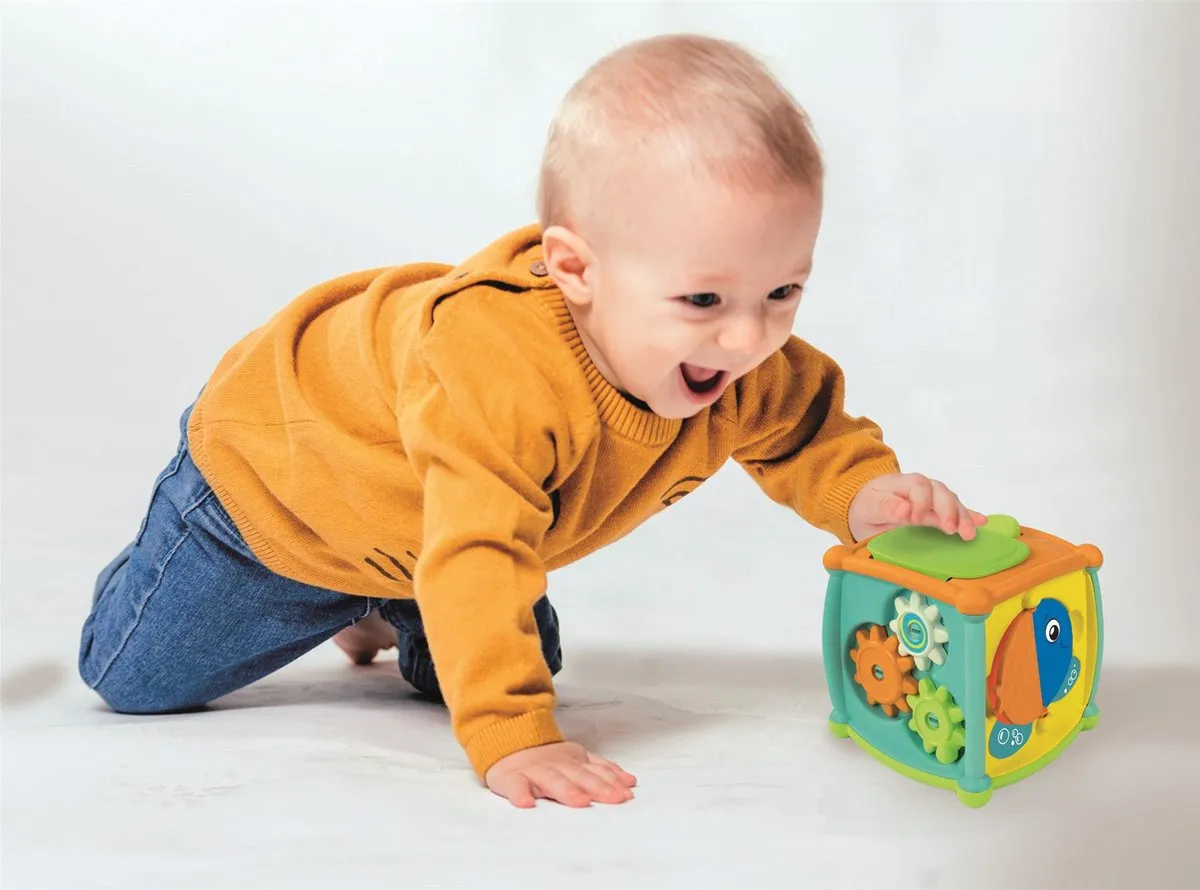 Clementoni Kiekeboe Activiteitenkubus - Blauw