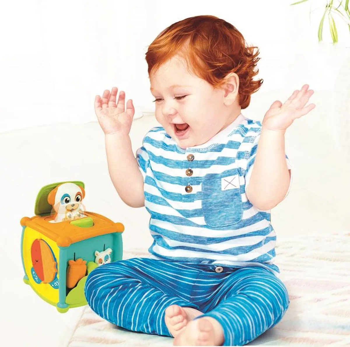 Clementoni Kiekeboe Activiteitenkubus - Blauw