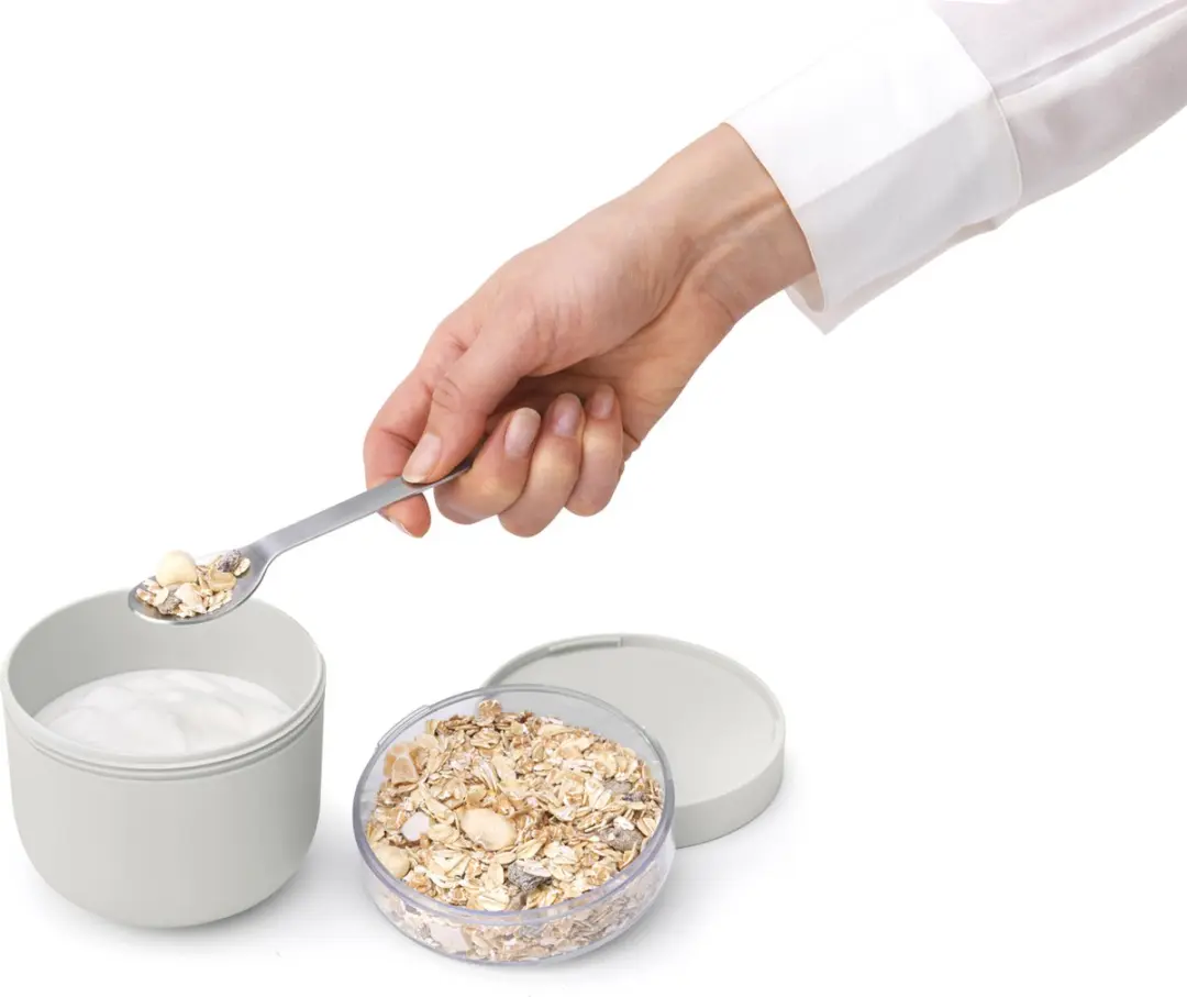 Brabantia Make & Take Yoghurtbeker To Go 500ml - Light Grey