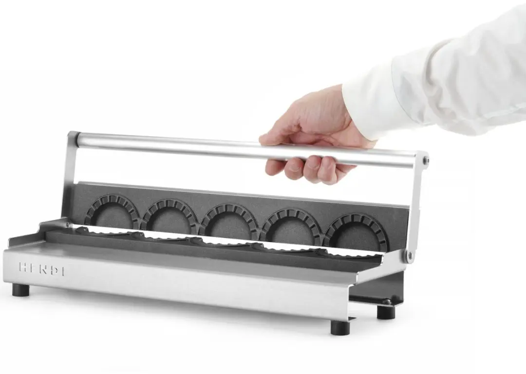 HENDI Dumplingmaker 5 Stuks - 470x245x80mm - Zilver
