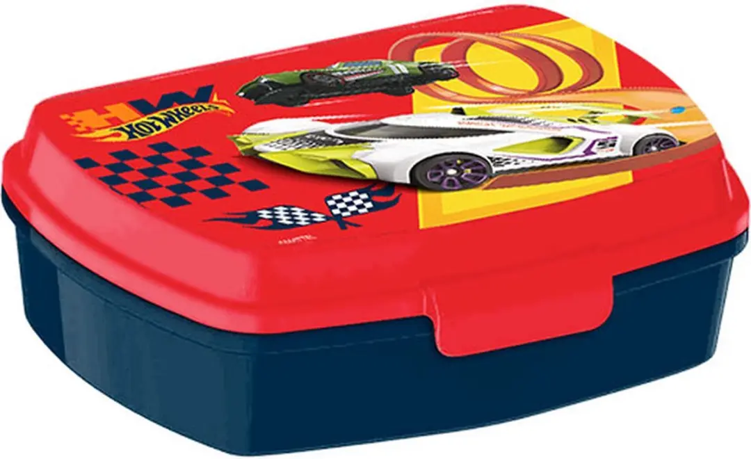 Hot Wheels Lunchboxset 2-delig - Rood - afbeelding 3 van 4