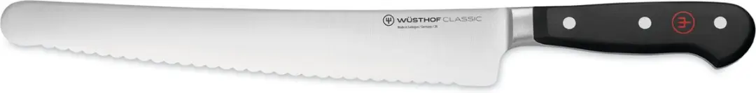 Wusthof Classic Super Slicer 26cm - Fijne golfsnede - Zwart
