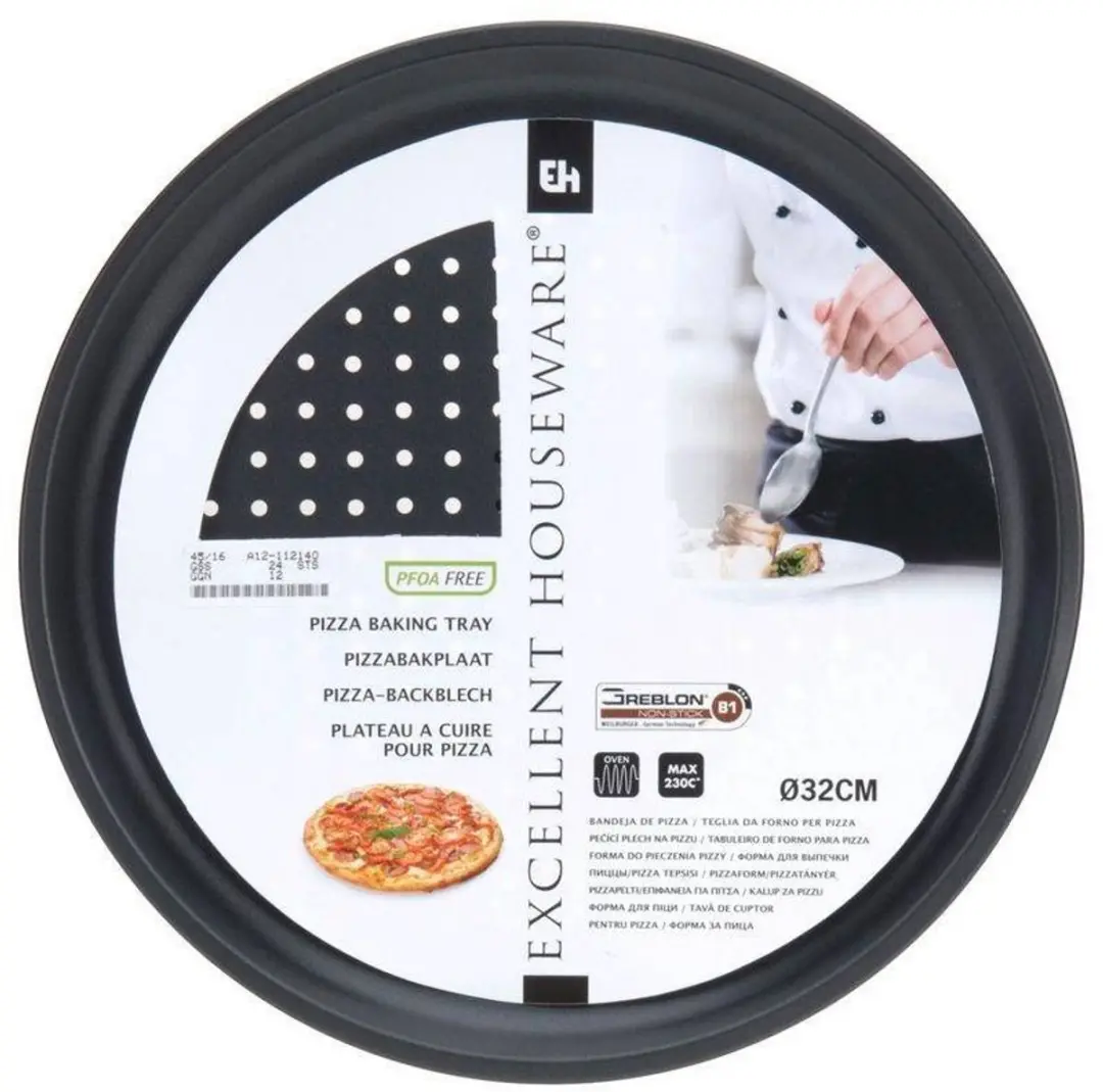 Excellent Houseware Perforeerde Pizza Vorm 32cm - Antikleef - afbeelding 3 van 6
