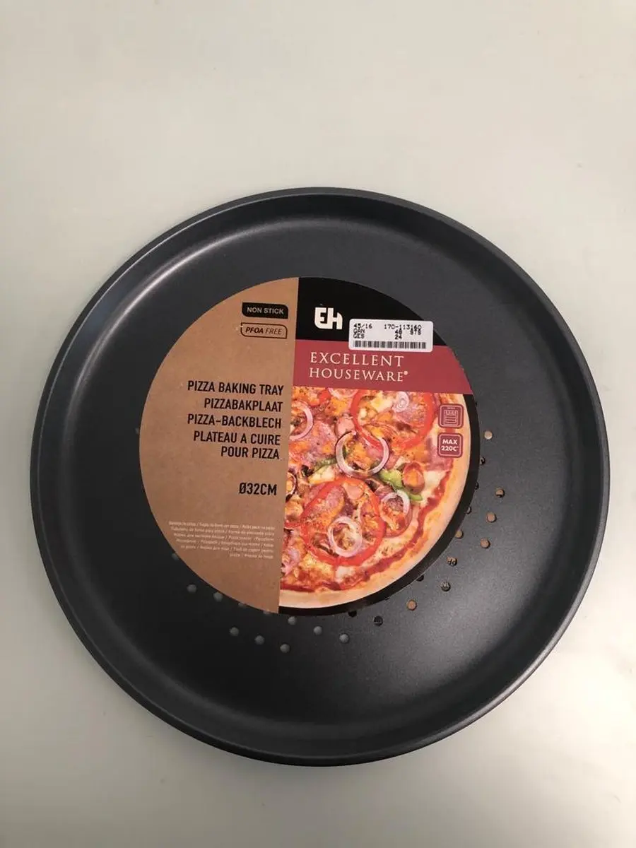 Excellent Houseware Perforeerde Pizza Vorm 32cm - Antikleef - afbeelding 4 van 6